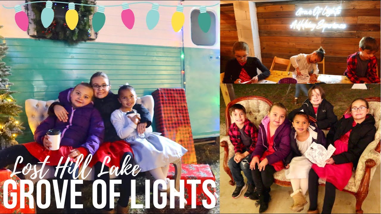 Grove of Lights at Lost Hill Lake + other Christmas festivities YouTube