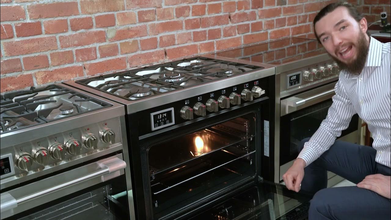 Kaiser HGE 93505 | Avantgarde Pro Dual Fuel Range Cooker - YouTube