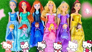Disney Princess Doll Makeover ~ DIY Miniature Ideas for Barbie - Wig, Dress, Faceup, andMore! DIY