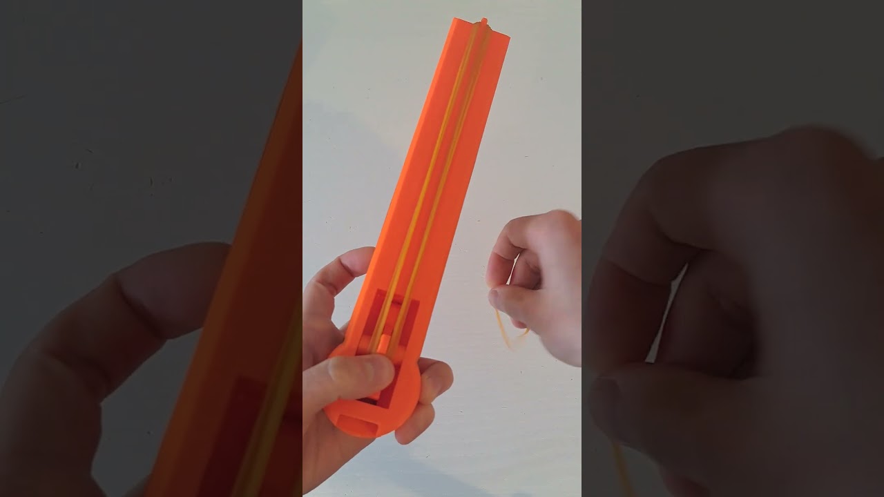 P90 Asiimov | 3D Printed Rubber Band Gun