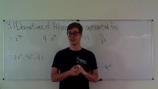 UCI MATH 2A: 3.1 Derivatives of Polynomials and Exponential Functions