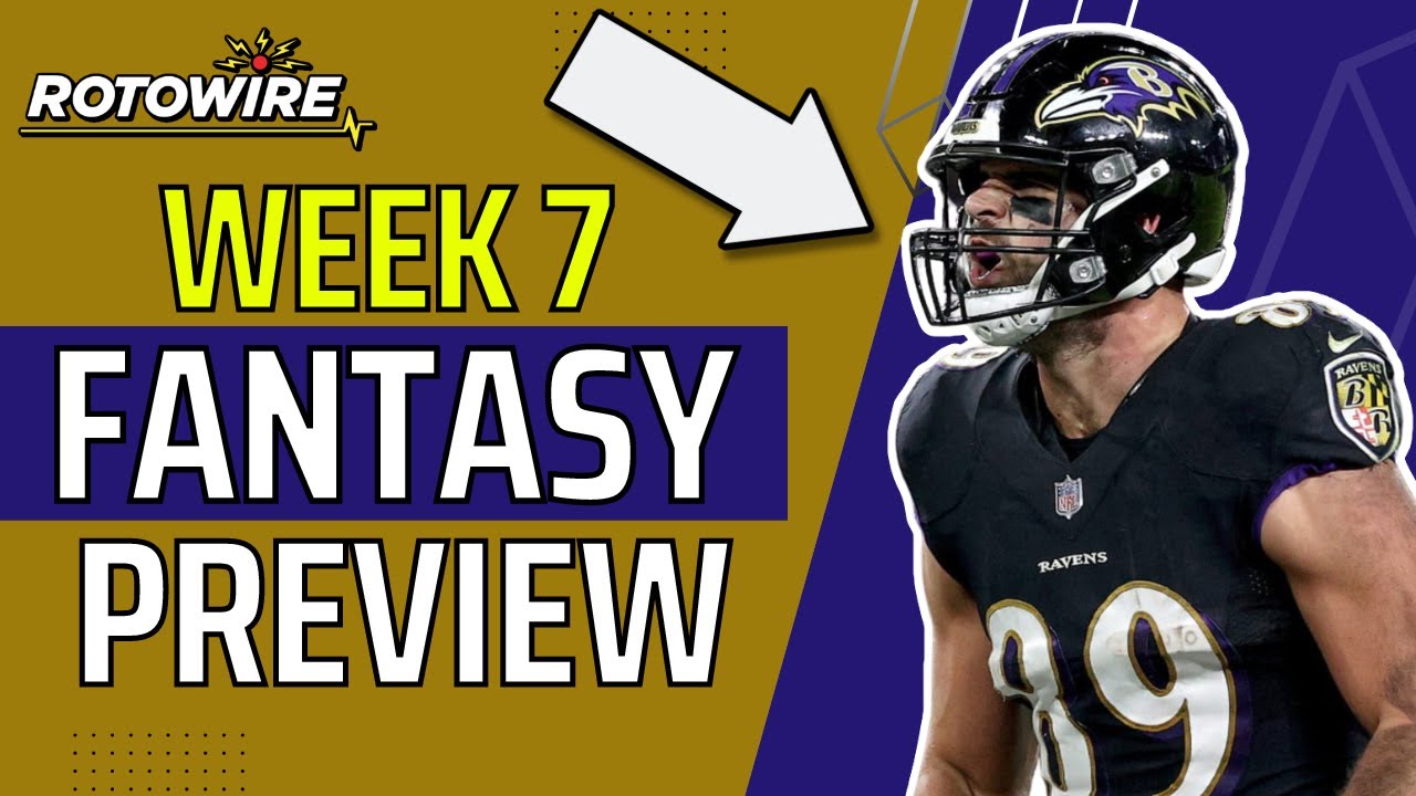 Fantasy Football Preview Show for NFL Week 7 YouTube