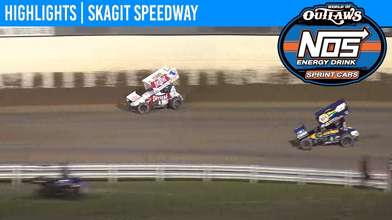 World of Outlaws NOS Energy Drink Sprint Cars Skagit Speedway, August