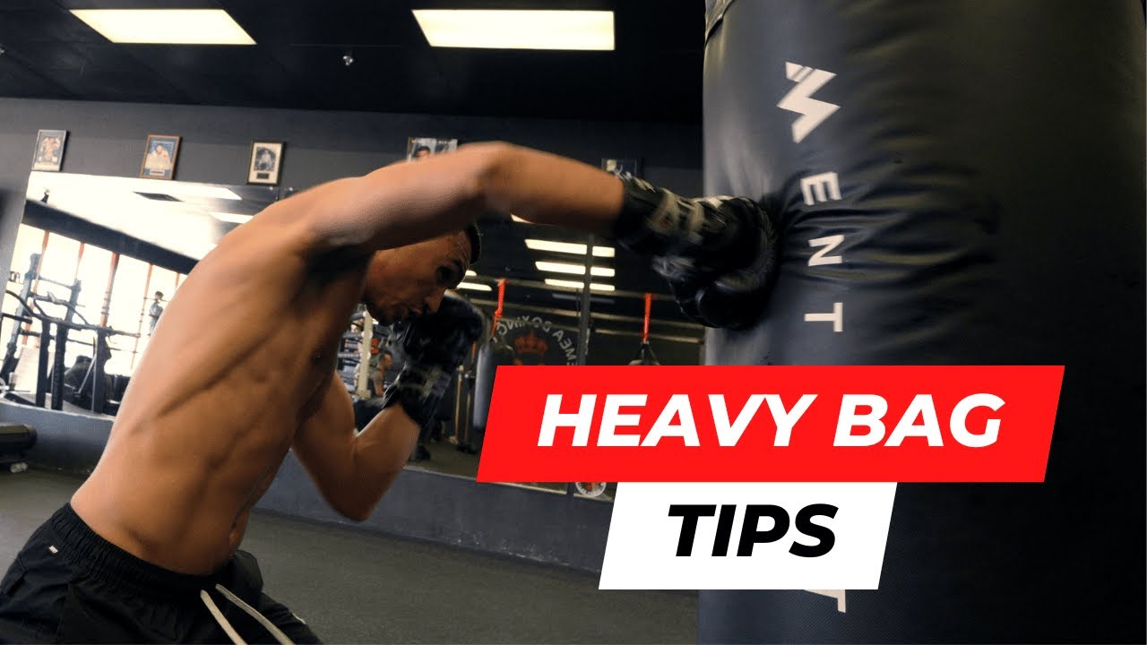 Quick Tips To Hit The Heavy Bag The Right Way (so it will not swing