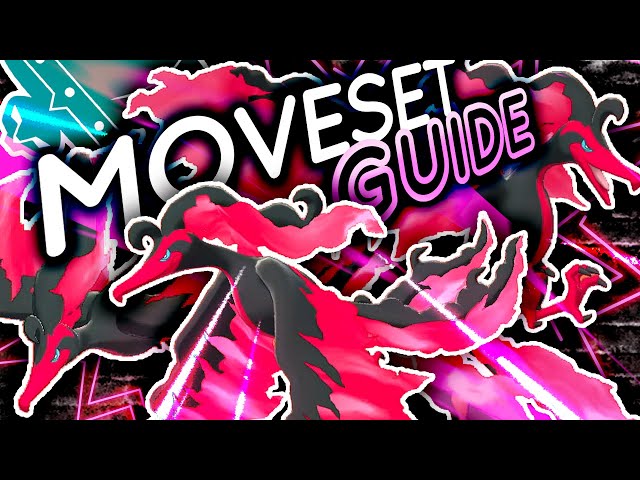 How to use MOLTRES! Galarian Moltres Moveset Guide! Pokemon Sword