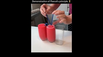 Pascal’s Principle — Made Simple with Straws & Glasses! 🥤🧪✨