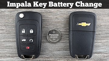 2014 - 2020 CHEVY IMPALA Remote Key Fob Battery Replacement - How To DIY Change Replace Batteries