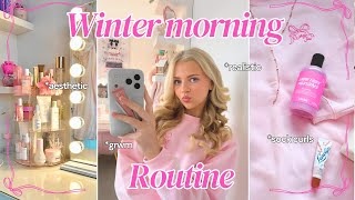 *realistic* 10AM MORNING ROUTINE | cozy | that girl🎀❄️