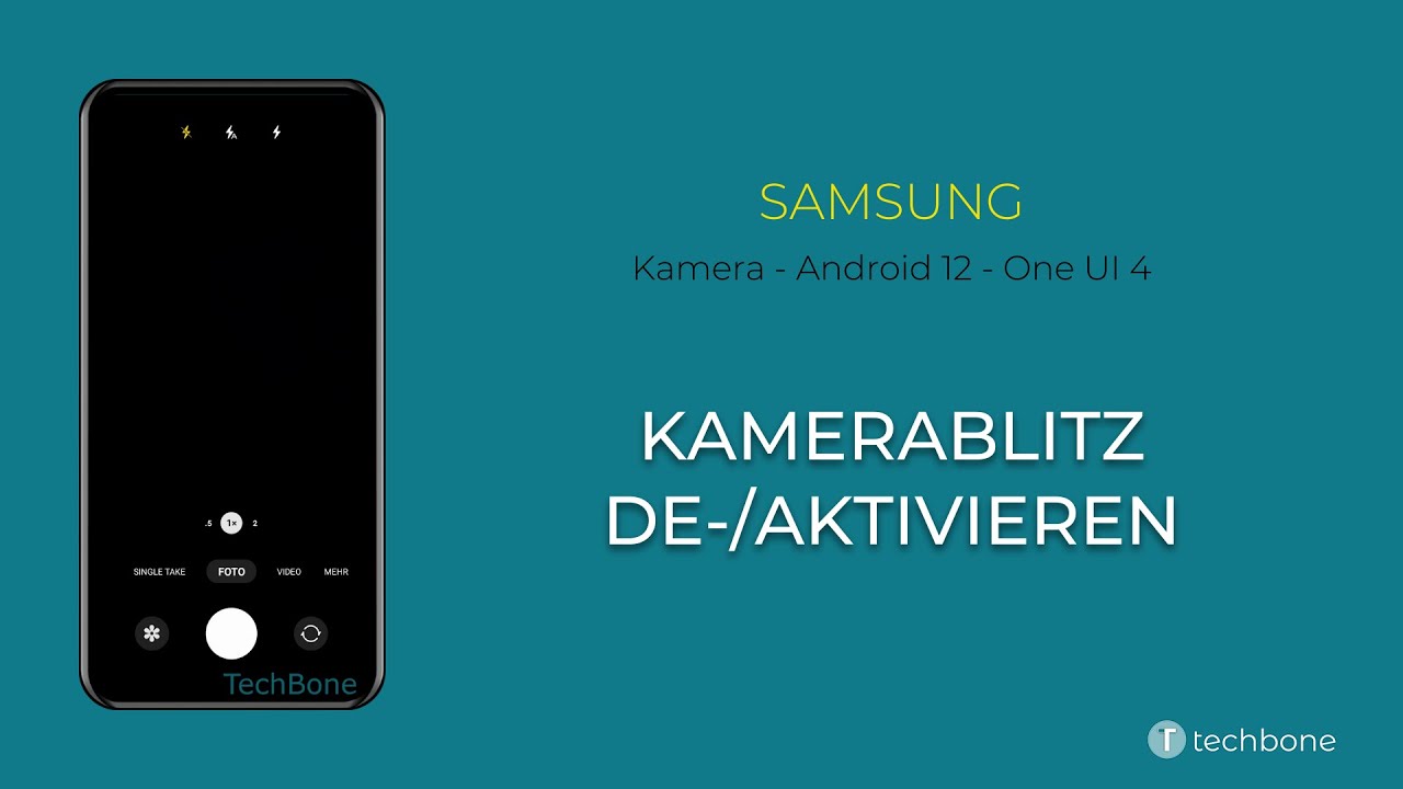 Kamerablitz de-/aktivieren - Samsung [Android 12 - One UI 4] - YouTube