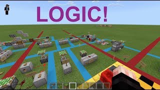 Basic Minecraft Redstone Logic and Circuits