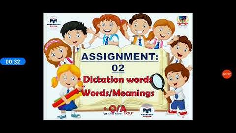 English Assignment 2  class 5 week 5