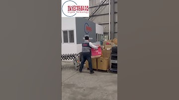 How to safely and efficiently load heavy cargo into containers.#loading #warehouse #container