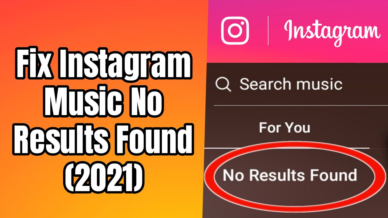 How To Fix Instagram Music No Results Found 22 Youtube