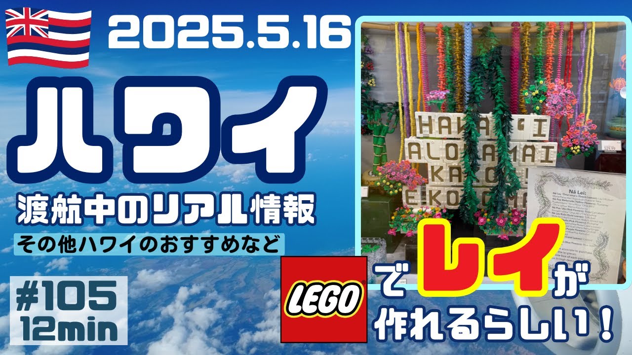 Hawaii trip day 2 report [Hawaii exclusive! Leis made from Lego