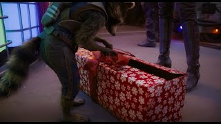 Rocket Raccoon gets Bucky's Arm,  Guardians of the Galaxy Holiday Special