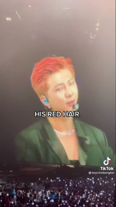 NAMJOON RED HAIR IS BACK