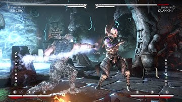 Unbreakable Sub-Zero true reset vs. Sorcerer Quan Chi