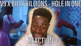 V9 ft. Billy Billions - Hole In One [Music Video] | GRM Daily [REACTION]