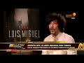 Oscar Jaenada: "Tenía tres preguntas concretas para hacerle a Luis Miguel"