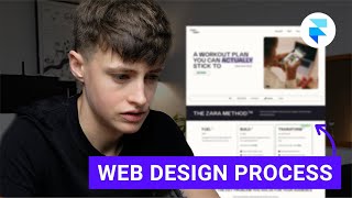 Designing a website for a client in Framer