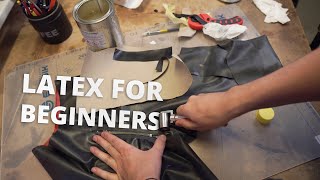 DIY Latex Leggings - Step by step tutorial for beginners.