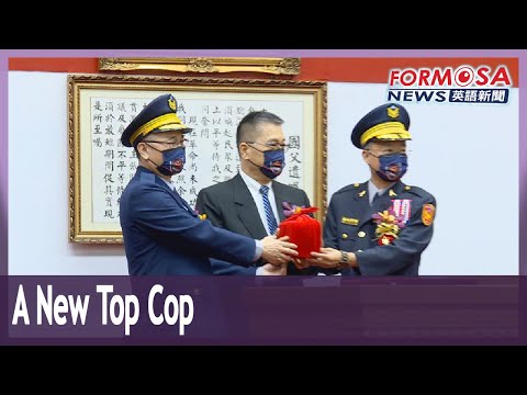 Huang Ming-chao takes on nation’s top police job, vows to stomp down on triads