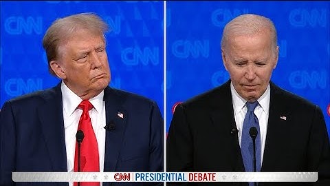First 2024 Biden-Trump Debate: Biden trails off while speaking during the CNN presidential debate