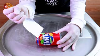 Fanta ice cream rolls street food - ايس كريم رول فانتا