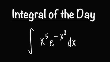 Integraal van de dag: 11.17.22 | Calculus 2 | Wiskunde met Professor V