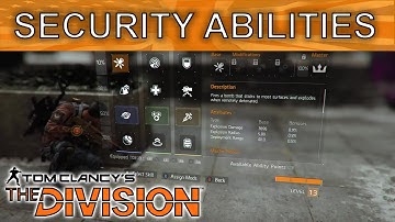 The Division Security Abilities