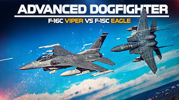 A Worthy Opponent Our Battle Will Be Legendary... | F-16C Viper Vs F-15C Eagle Dogfight | DCS |
