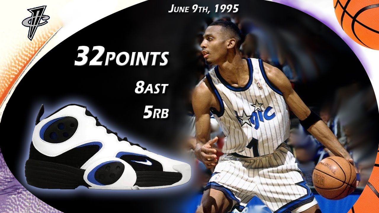 Penny Hardaway 32points VS Houston Rockets G2 1995 Finals 