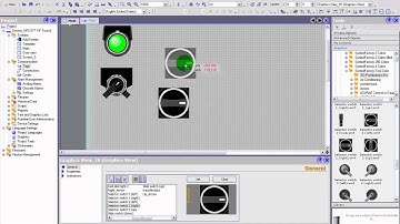 Siemens WinCC Rotary Switch Tutorial Pt 10 avi