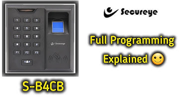 Secureye S-B4CB Full Programming Explained 🙂
