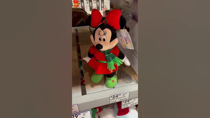 Disney Christmas Minnie at Lowes! Shes so cute!
