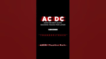 AC⚡DC – Thunderstruck | Angus Guitar Practice Backing Track (Short 2)