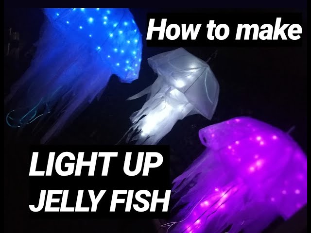 Glow in the dark diy jellyfish costume tutorial - Swoodson Says