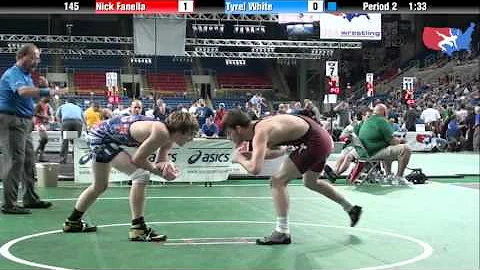 Fargo 2012 145 Round 2: Nick Fanella (Illinois) vs...