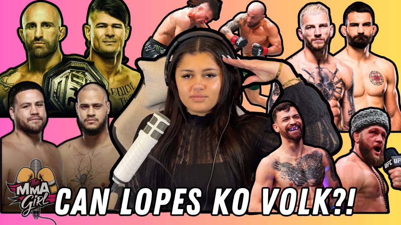 Can Diego Lopes KO Volk?! 👀🔥 UFC 325 Breakdown & Picks | The MMA Girl