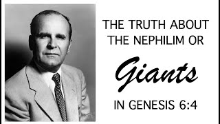 Athlete Statistics The Nephilim or Giants of Genesis 6:4 (#128)