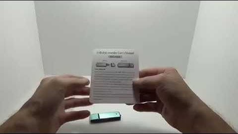 KLGC 8GB Flash Drive Spy Voice Recorder