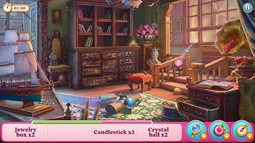 Manor Matters hidden objects #25 in the Antique Shop Hard Level in pair Successfully | ios | android