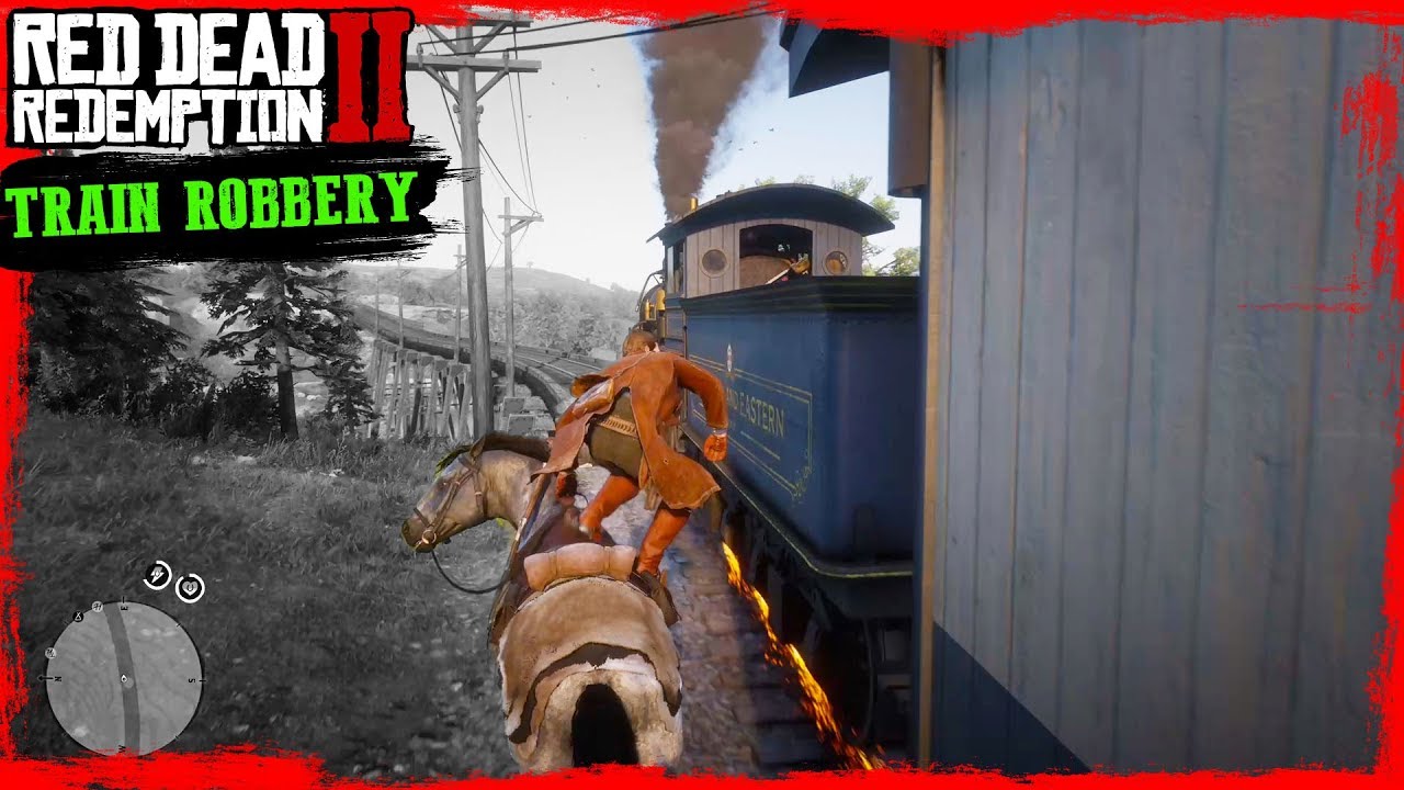 RDR2 Train Robbery Free Roam Drivetrain Gameplay 🤠 - YouTube