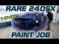 240SX Gets Painted in VERY RARE Paint Color | Mediterranean Blue BP3