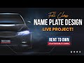 Name Plate Design Live Project | Client Work in Illustrator | Freelancing Project Tutorial in Bangla