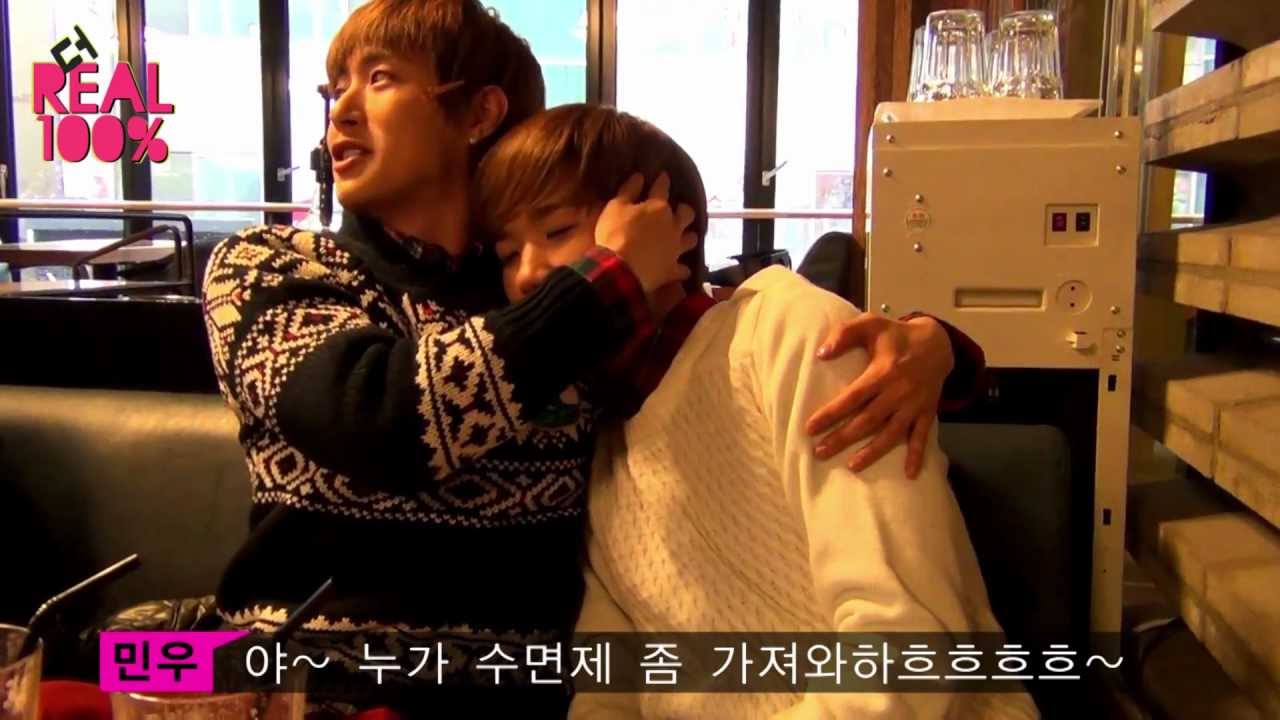 [The Real 100%] 나같은놈 MV 촬영장에서 멤버들의 CF놀이