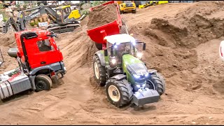 Tractors And Rc Trucks At The Limit, Xxl Monster Excavator In Action!!