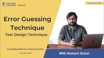 Software Testing Tutorial - Error Guessing Technique in test case design technique