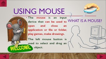 Using Mouse  (Computer Science Lessons useful for Class-I, 2 and 3 / Grade-I, II and III)