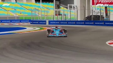 Taking the new VRC Formula Alpha 2023 for a lap around the new 2023 Marina bay circuit layout